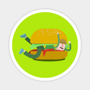 Burger Food Magnet